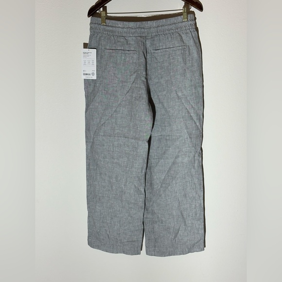Athleta Retreat Linen Wide Leg Pant Size Medium Petite NWT - Picture 4 of 5